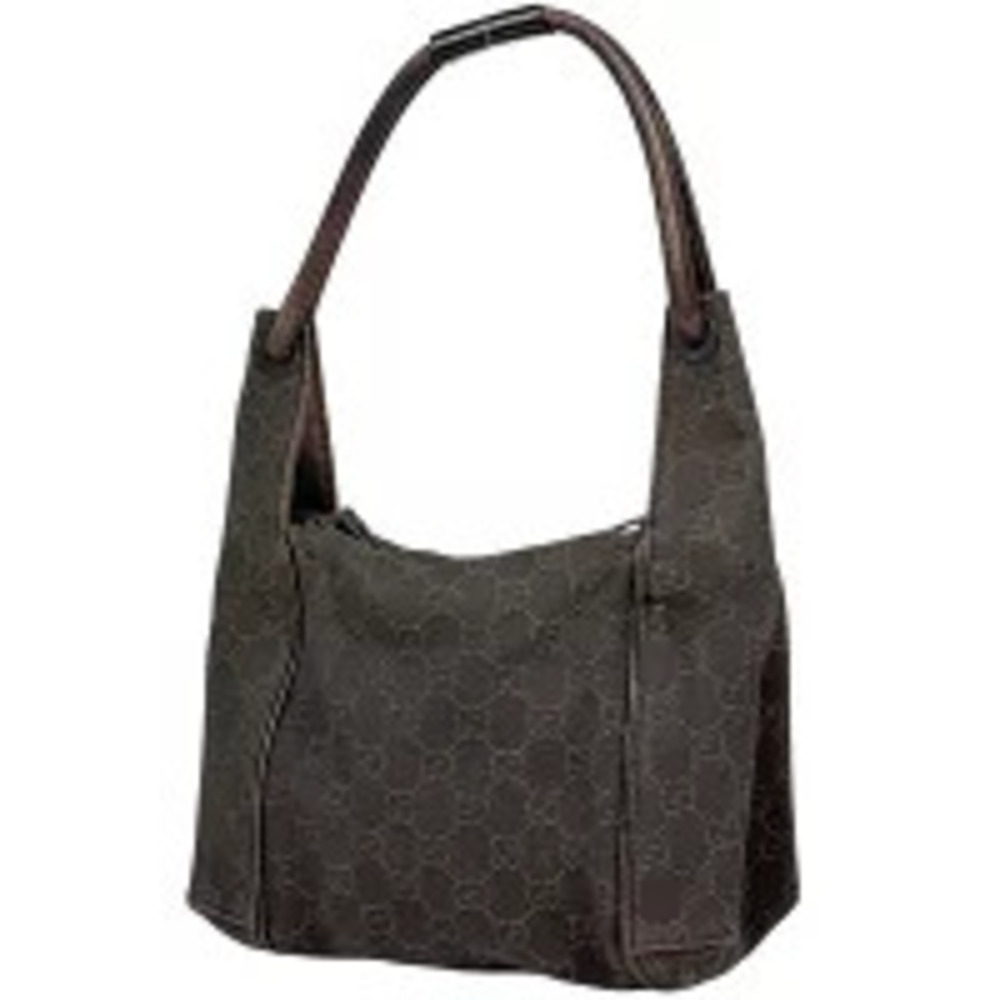 Gucci Jackie shoulder bag signature GG rolled leather Black